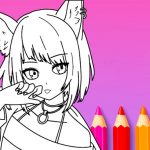 Anime Manga Coloring Book