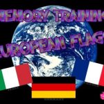 MEMORY TRAINING. EUROPEAN FLAGS