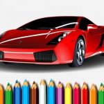 Racing Cars Coloring