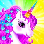 Unicorn Dress Up like Princess