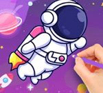 Coloring Book: Astronaut