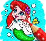 Coloring Book: Mermaid