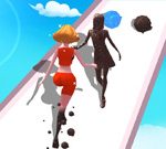 Girl Run Beauty 3d